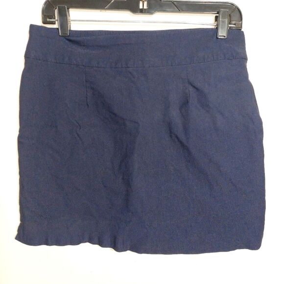 Charter Club Women's Petite Stretch Active Mini Skort Navy Size 10P EUC - Picture 7 of 11